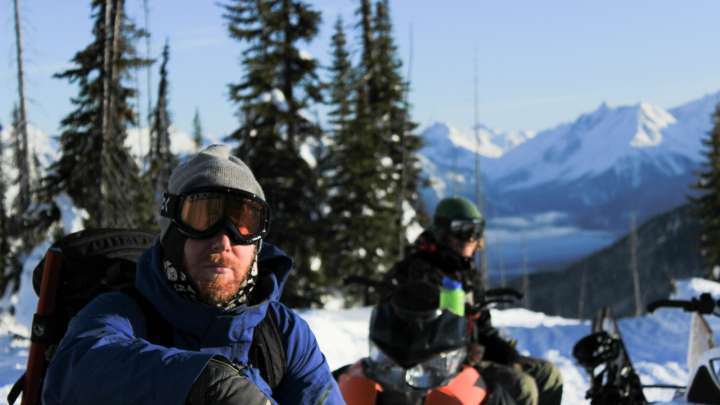 Snowmobiling in Golden BC - Photo Colin Wallace 