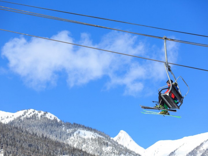 Winter activities in Golden BC Canadian Rockies