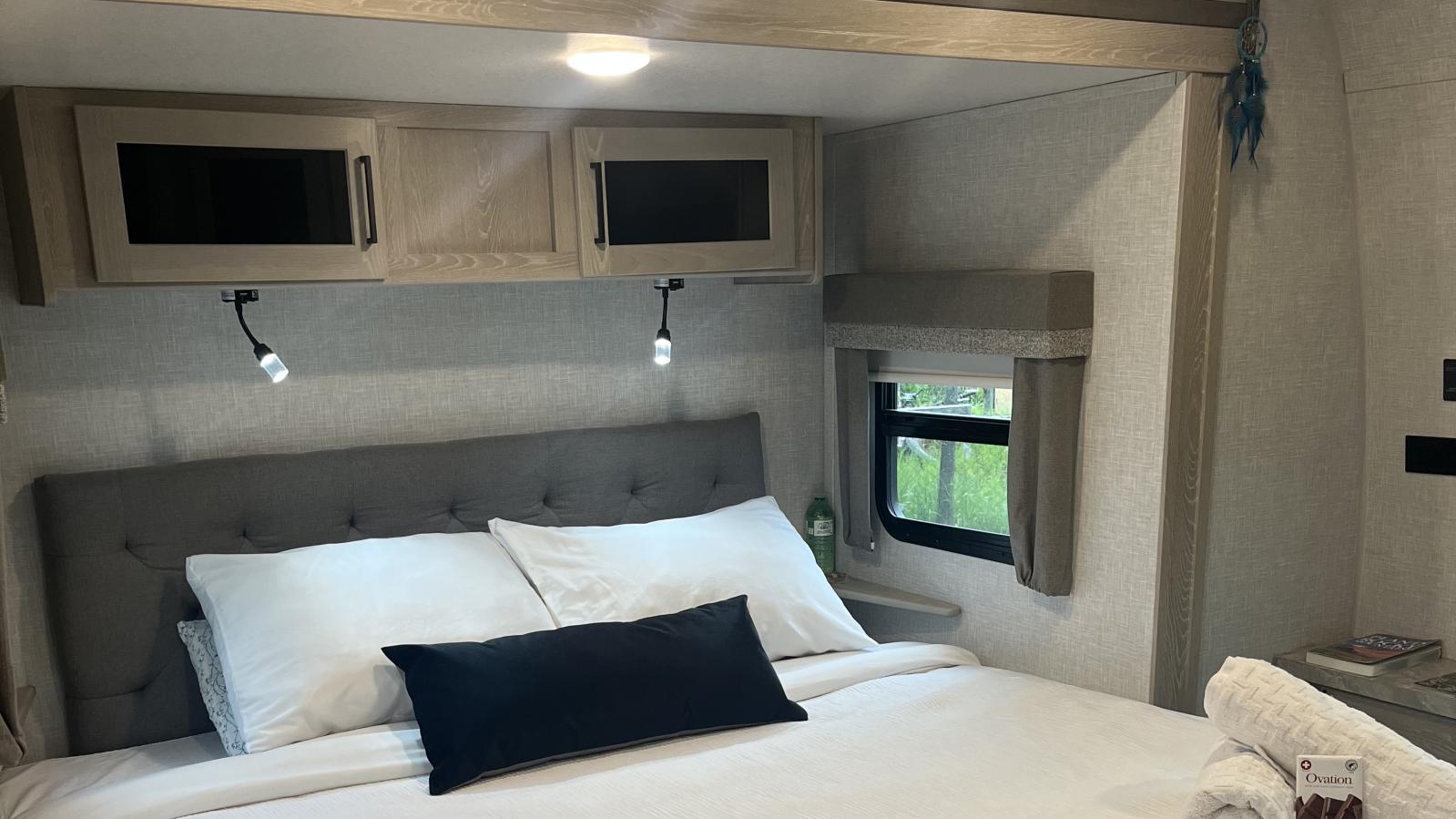 Classic Camping RV Interior - Bed