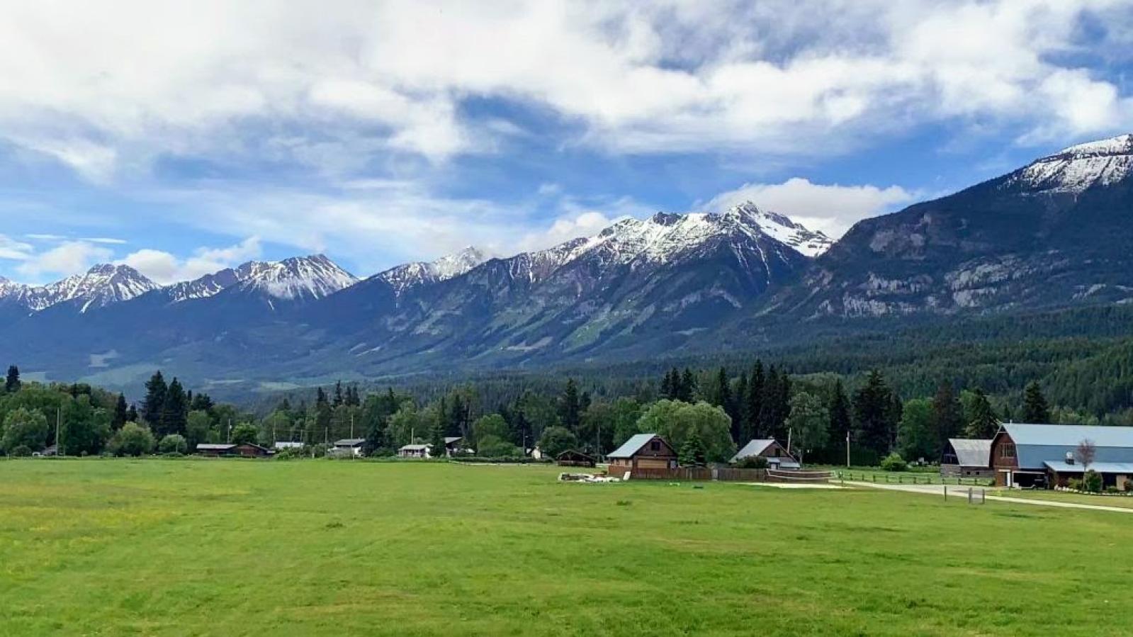 Golden Riverfront Campground View