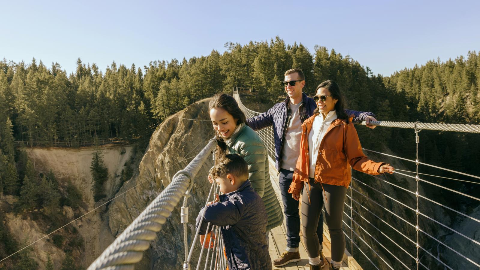 Golden Skybridge People Bridge