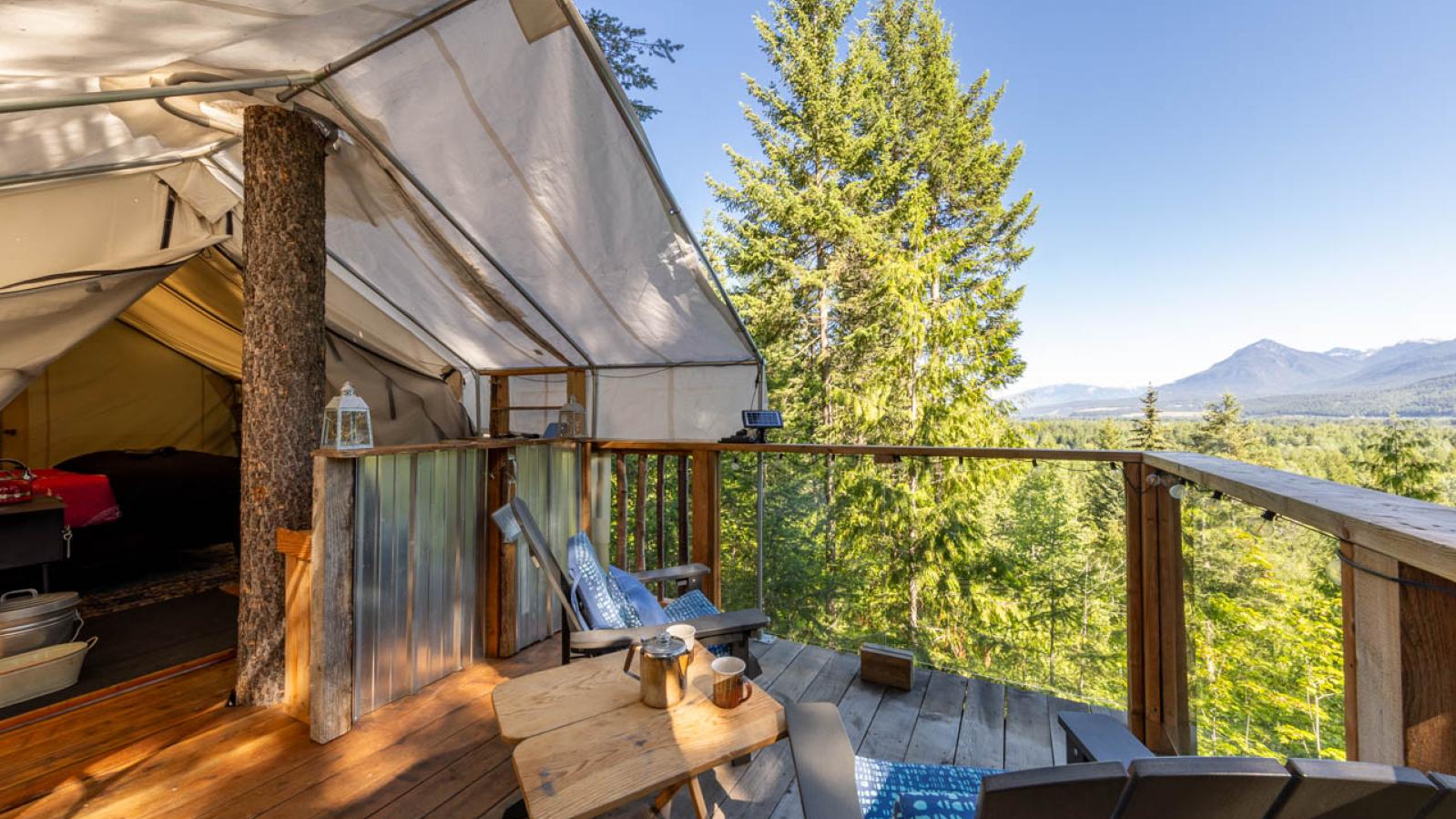 Treehouse balcony